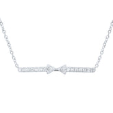 1/8CTW-DIA CN FASHION NECKLACE (18 INCH)